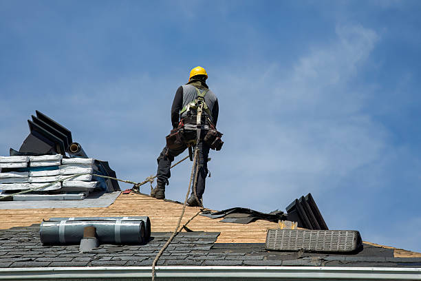 Professional Metal Roofing technician working in Ironia, NJ